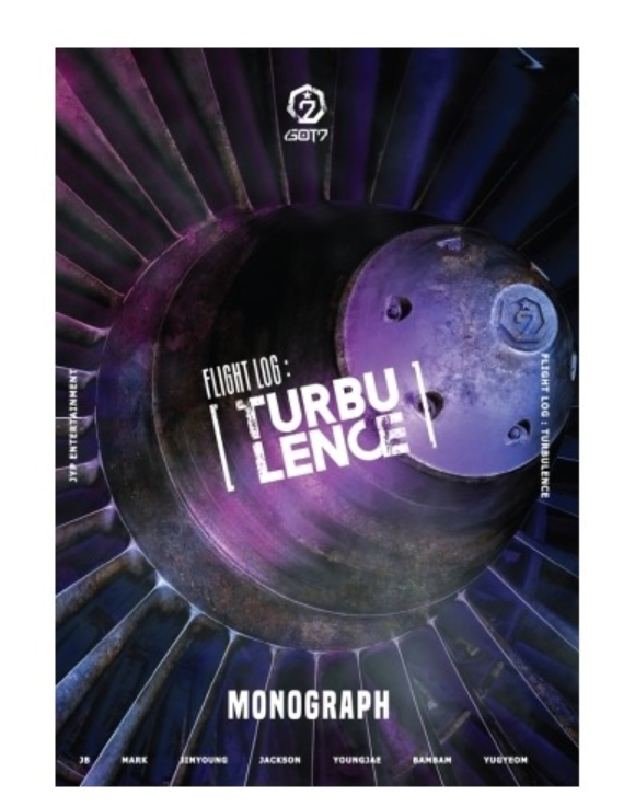 GOT7 FLIGHT LOG TURBULENCE MONOGRAPH  DVD + book | النسخه الثالثه الاحدث  تحتوي على كتاب + ديفيدي