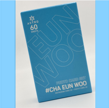 (Set) ASTRO  - Cha Eun-Woo Goods Special Photo Card Set of 60 ||  فوتوكارد لفرقه ايستروا 