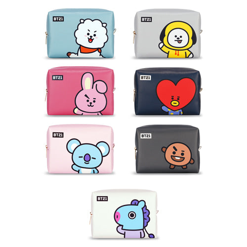 (ONE) BT21 - PU Square Pouch L