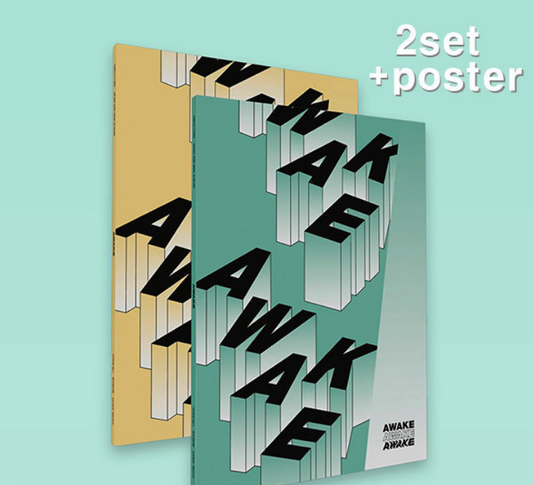 سيت - جي بي جي 95 ألبوم الثاني صغير البومين مع بوسترين  | (ONE) JBJ95 2nd Mini Album Awake (2 pieces/1 poster)