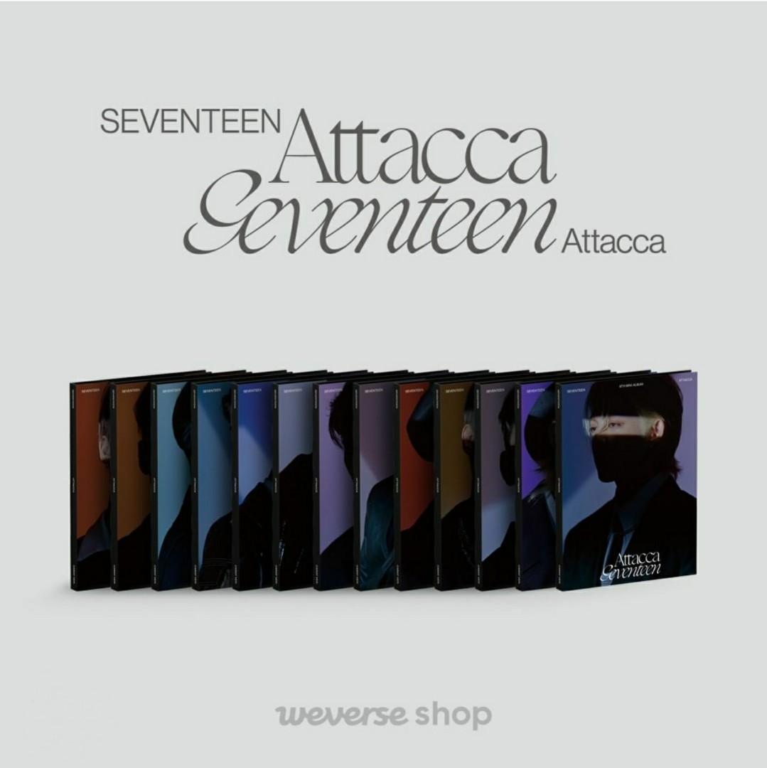 (ONE) SEVENTEEN - 9th Mini Album `Attacca` (CARAT VER. )Random Version